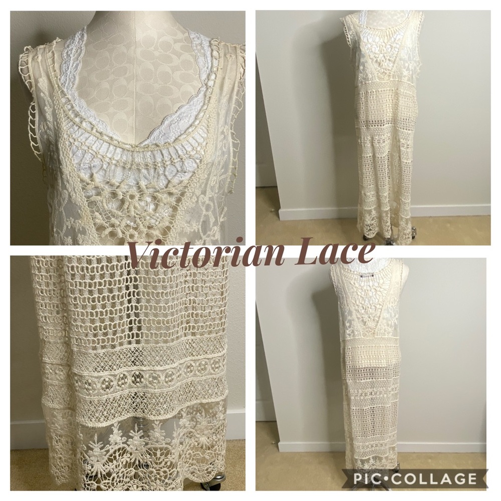 Victorian Lace Maxi Dress